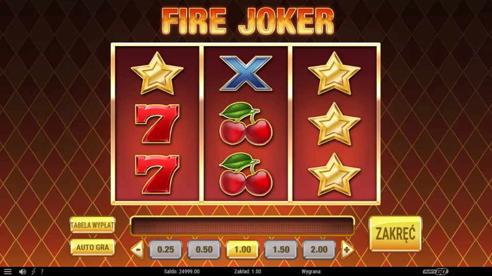 Fire Joker, ekran po spinie