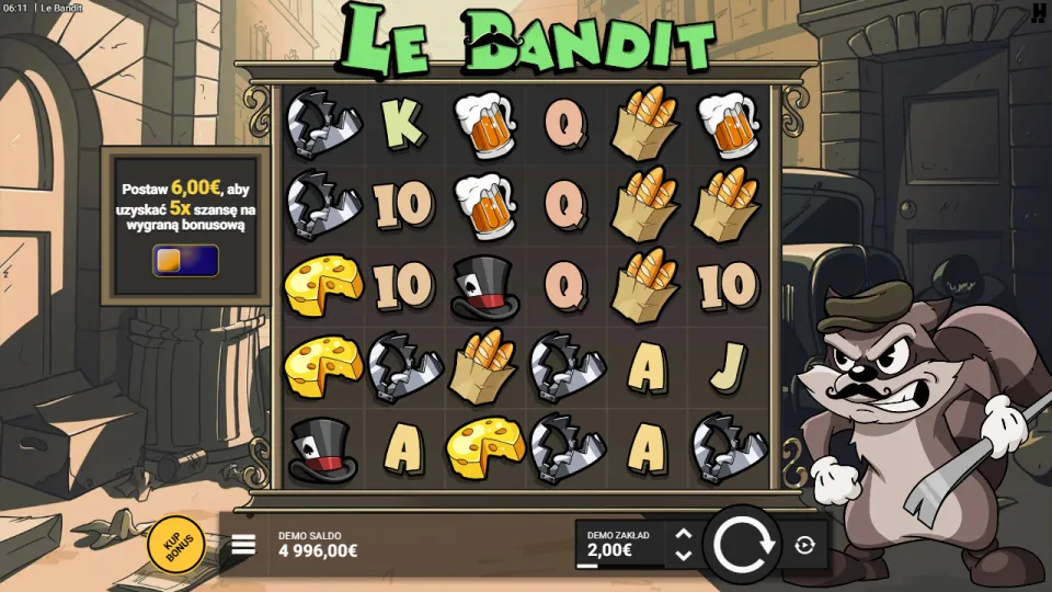 Le Bandit, ekran po spinie
