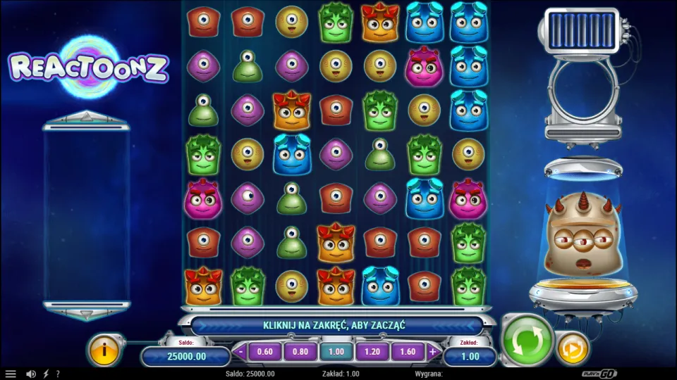 Reactoonz, ekran gry Reactoonz, ekran gry