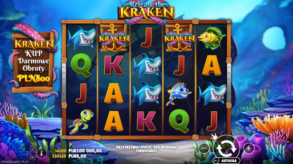 Release the Kraken, ekran gry