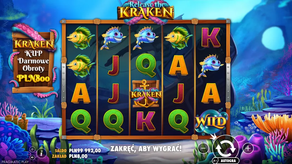 Release the Kraken, ekran po spinie