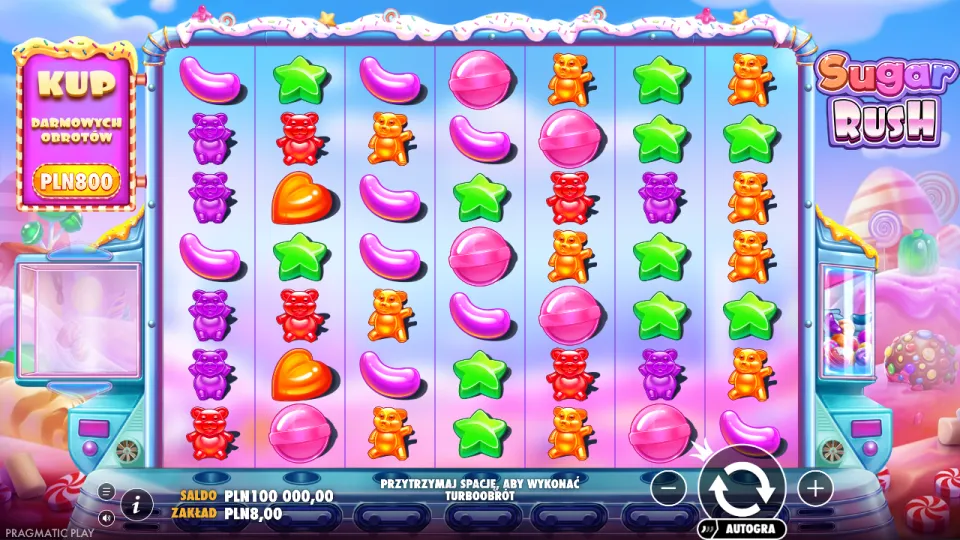 Sugar Rush, ekran gry Sugar Rush, ekran gry