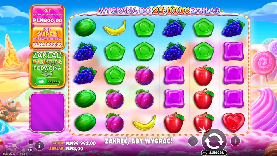 Sweet Bonanza 1000, ekran po spinie Sweet Bonanza 1000, ekran po spinie