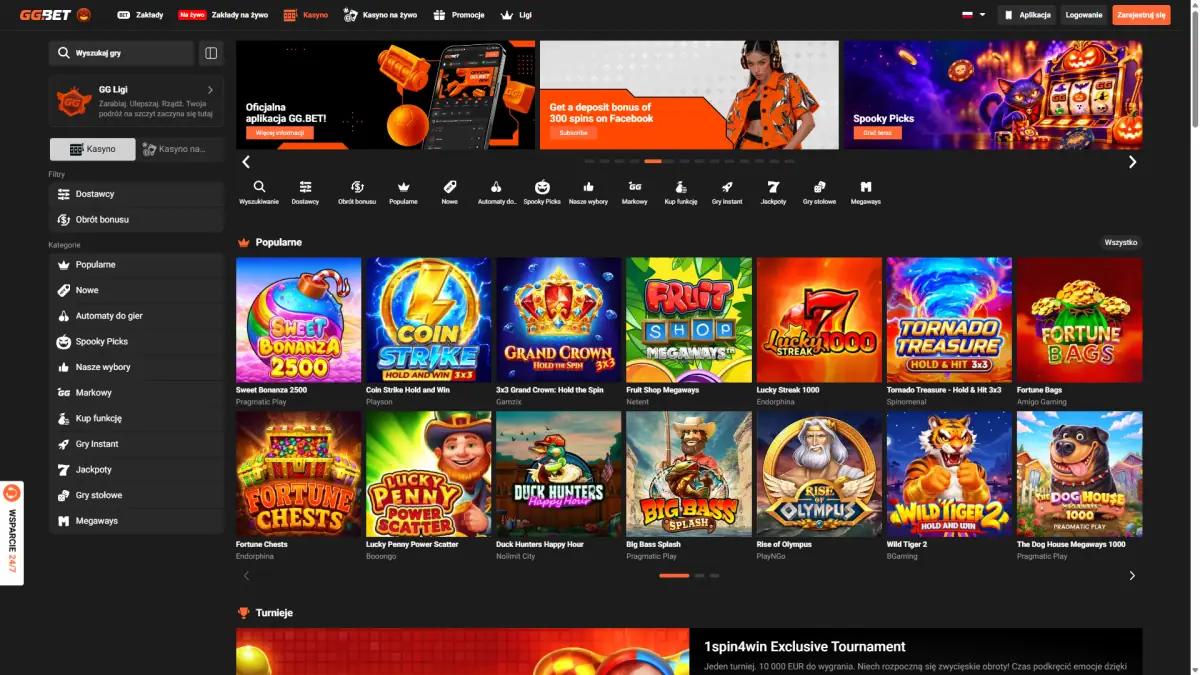 GGBet Casino GGBet Casino: strona główna kasyna