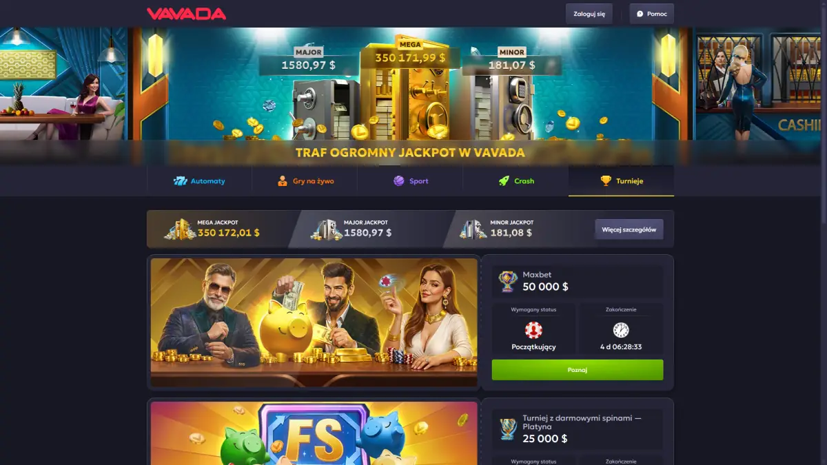 Vavada Casino: strona główna kasyna