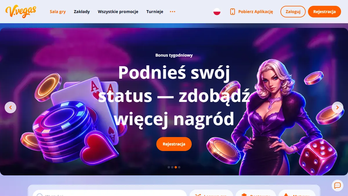 Vulkan Vegas Casino Vulkan Vegas Casino: strona główna kasyna